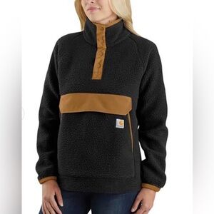 Carhartt Women's Fleece Quarter Snap Front Jacket M